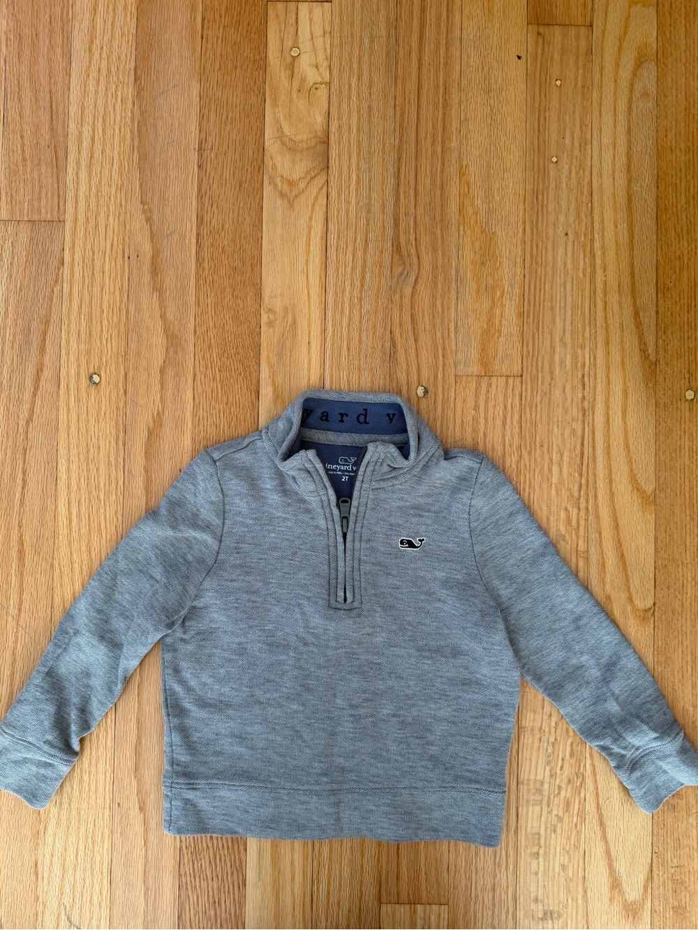 Vineyard Vines Kids' Gray Quarter-Zip Sweatshirt